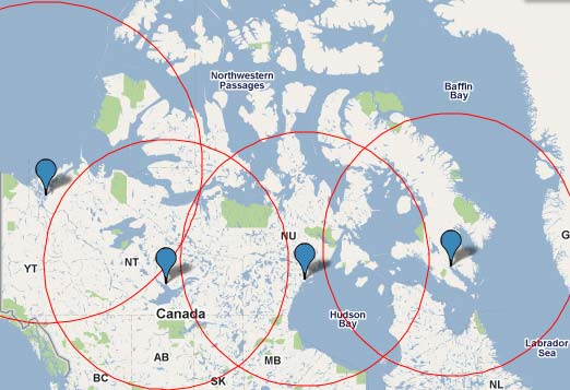 Effective range of F-35 on internal tanks only from Forward Operating Locations